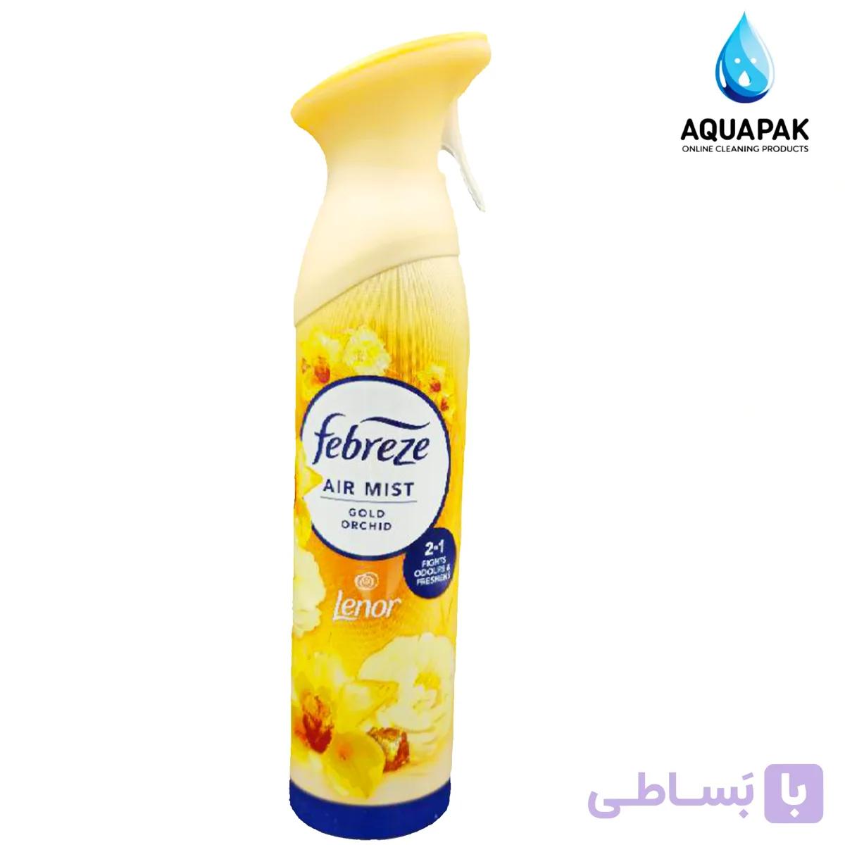 اسپری خوشبو کننده هوا فبرز رایحه ارکیده طلایی ۱۸۵ میل