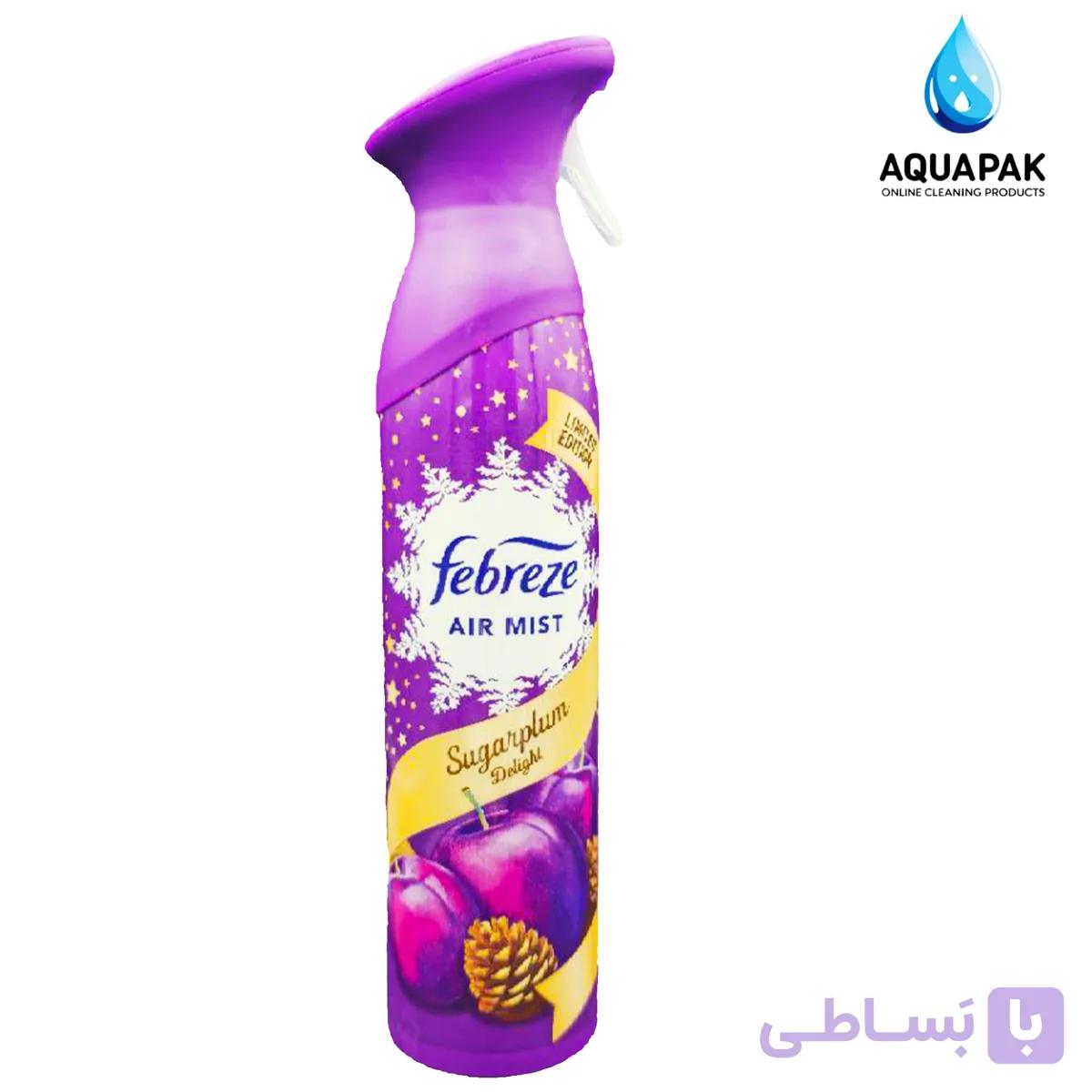 اسپری خوشبو کننده هوا فبرز رایحه آلو قند ۱۸۵ میل