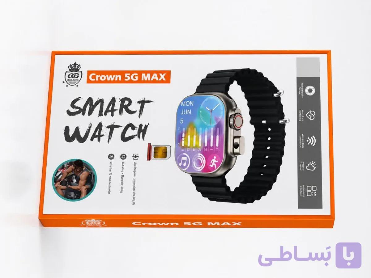 ساعت هوشمند سیمکارتی مدل Crown 5G max