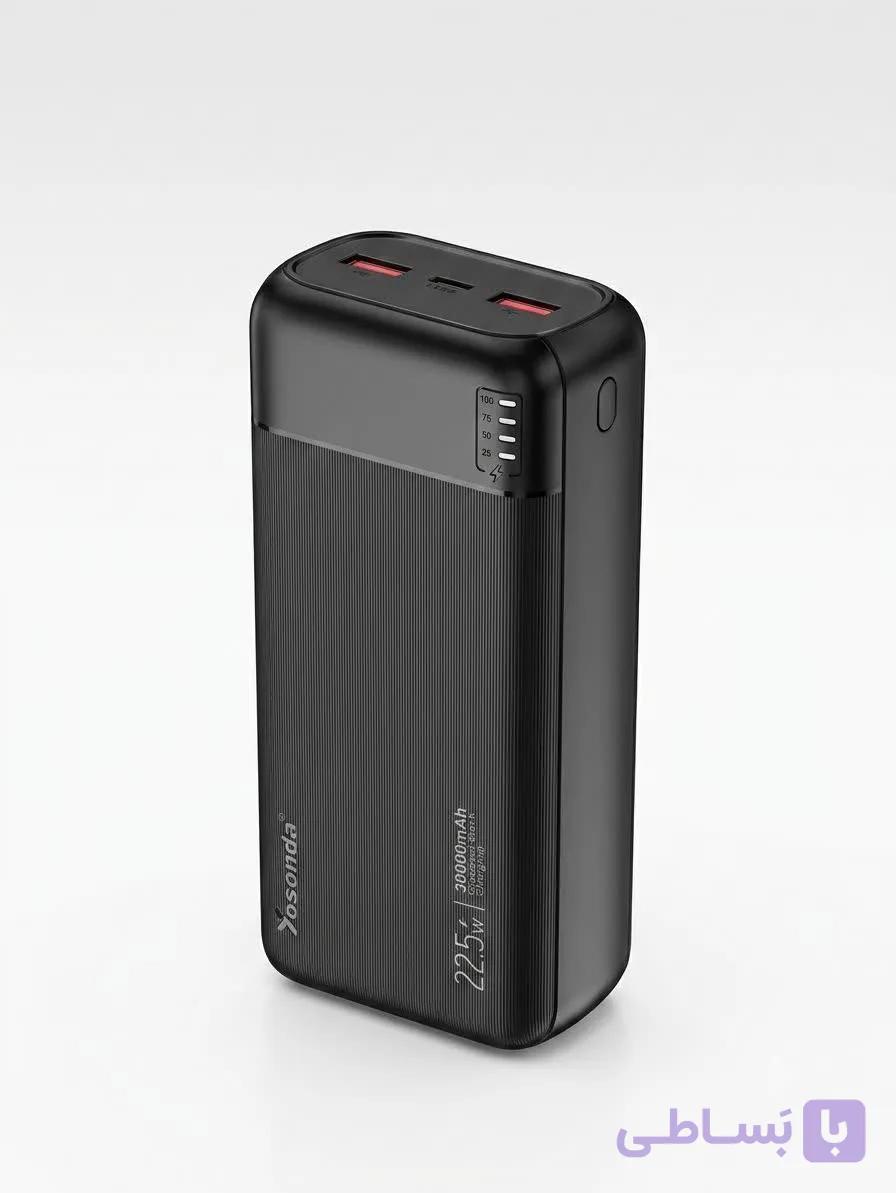 پاوربانک یوسوندا مدل 22/5 وات Y-P93 با ظرفیت 30000 میلی آمپر — تصویر 1