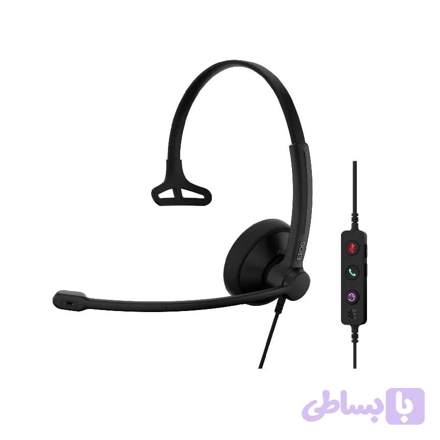 هدست مرکز تماس USB تک گوش مدل EPOS IMPACT 100 MONO — تصویر 1