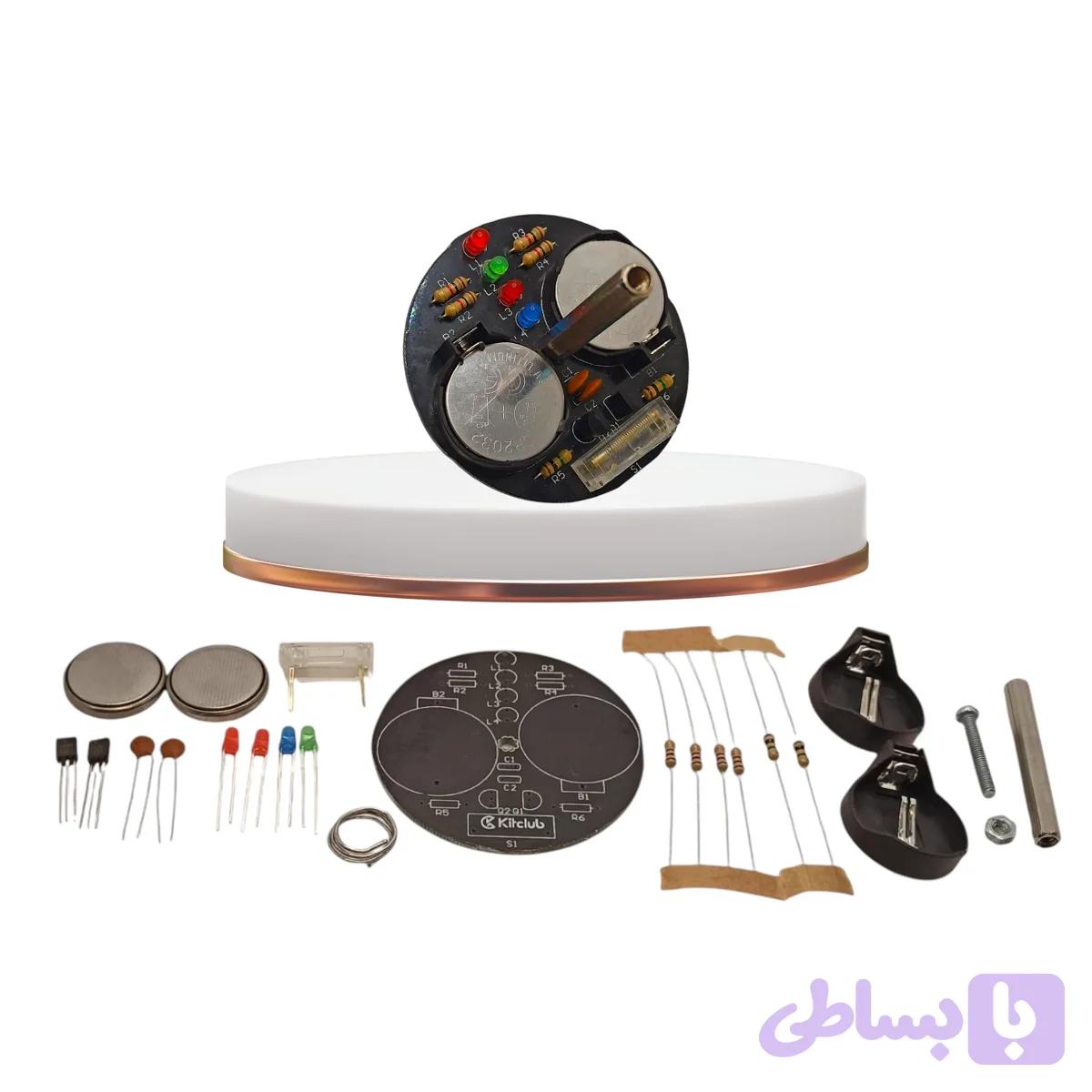 کیت آموزشی فرفره نوری کیت کلاب همراه با باتری — تصویر 1