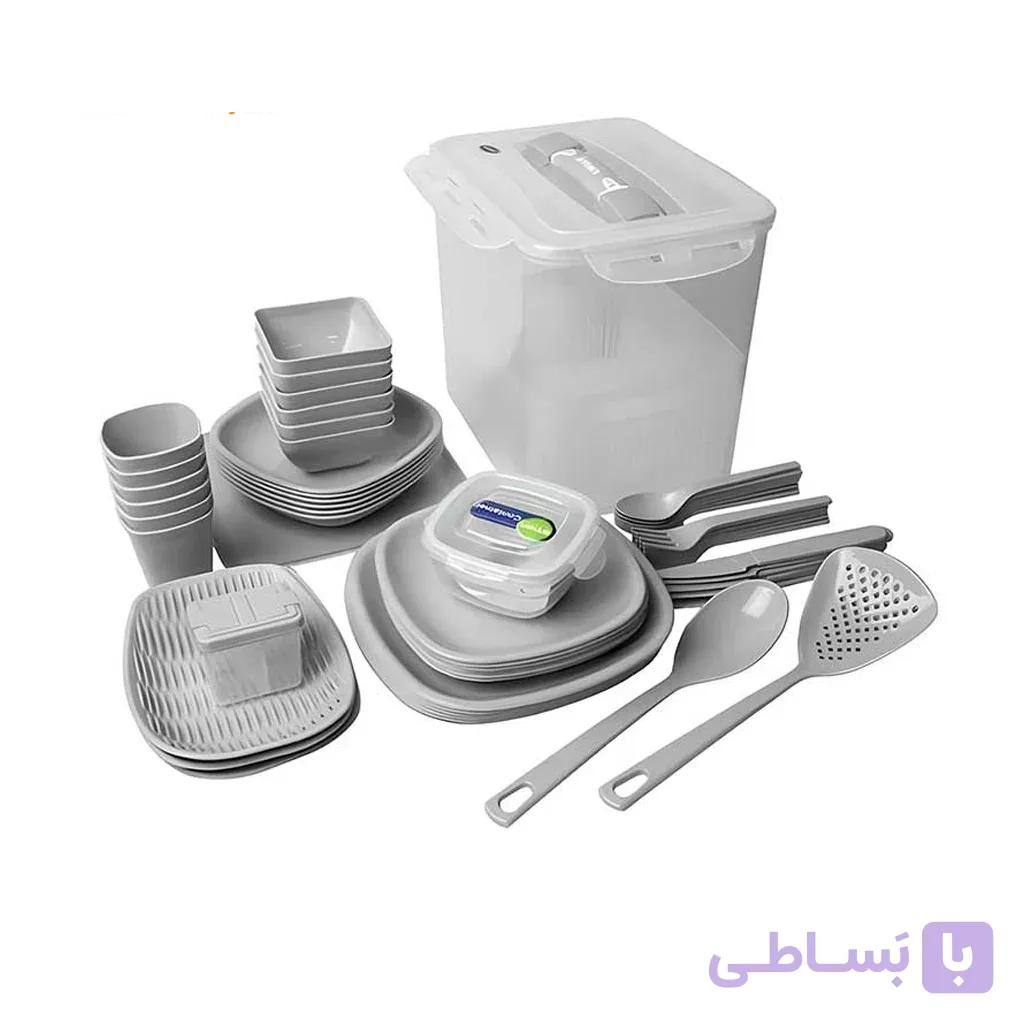 سرویس مسافرتی ۶۰ پارچه ۶ نفره (سبد پیک نیک) لیمون کد ۱۰۶۳۵ — تصویر 1