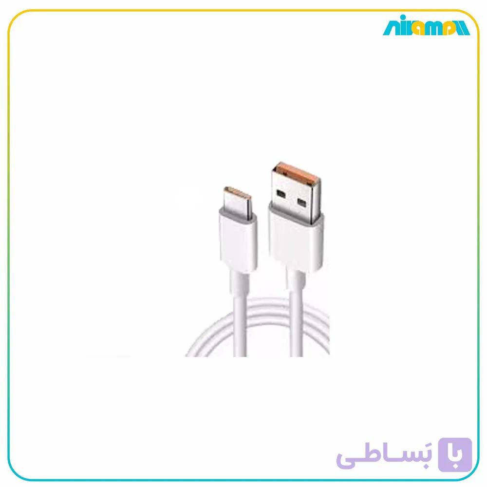 کابل 7A  فیلیپس  USB to USB_C سفید 1 متری