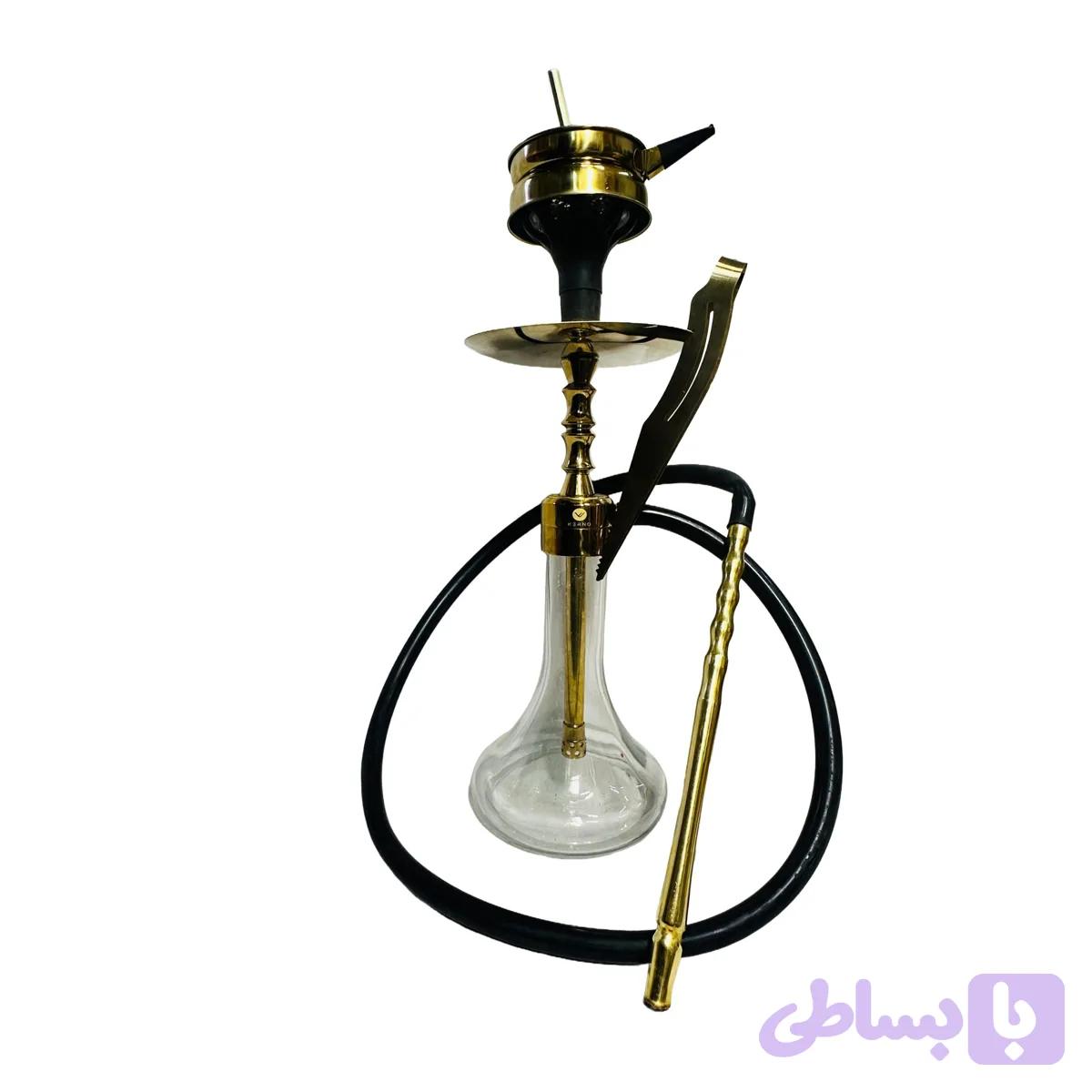 قلیان (قلیون) کرنو تنگ بلور سایز کوچک — تصویر 1