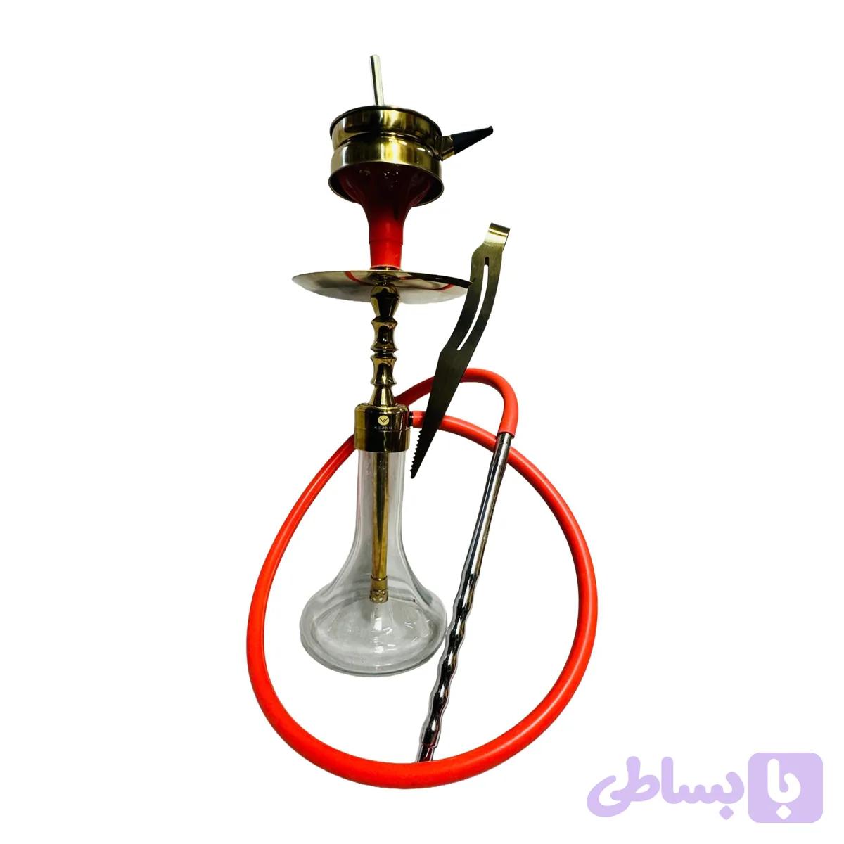 قلیان (قلیون) کرنو تنگ بلور سایز کوچک — تصویر 1