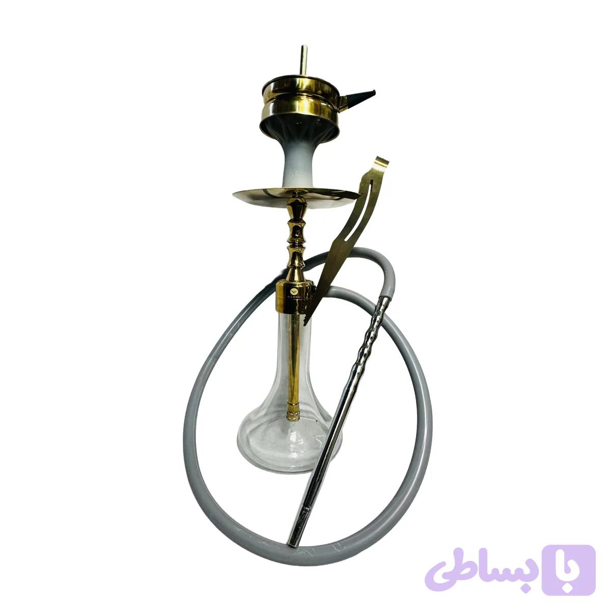 قلیان (قلیون) کرنو تنگ بلور سایز کوچک — تصویر 1