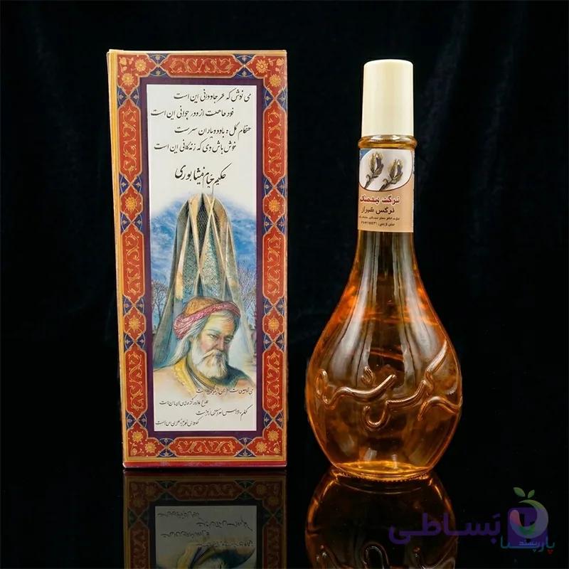 شربت شیشه‌ای کادویی بیدمشک