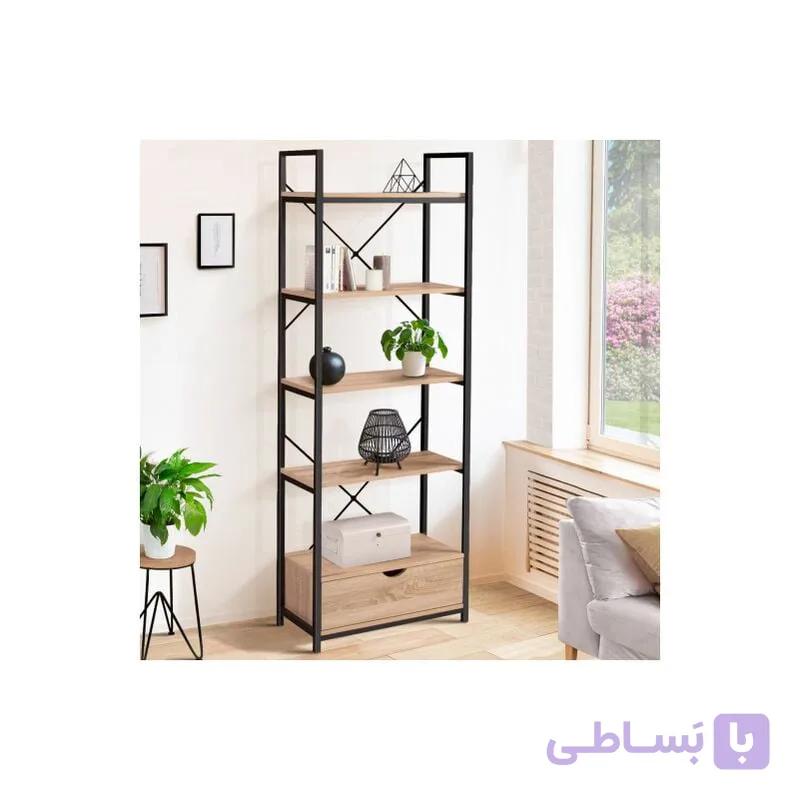 کتابخانه فلز و ام دی اف کشودار — تصویر 1