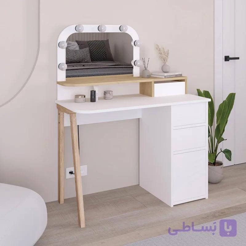 میز آرایش MDF مدل Avien با ال‌ای‌دی — تصویر 1