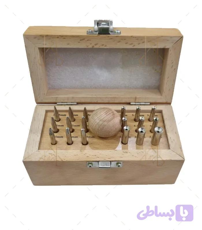 گوله قلتون هندی سایزبندی کامل | ست فرم‌دهی نیم‌کره طلاسازی (نمونه ) — تصویر 1