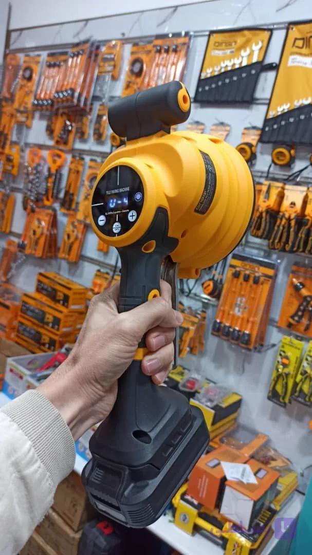 ویبره کاشی و سرامیک فول صنعتی دیجیتالی شارژی دینگی مدل JE12401 — تصویر 1