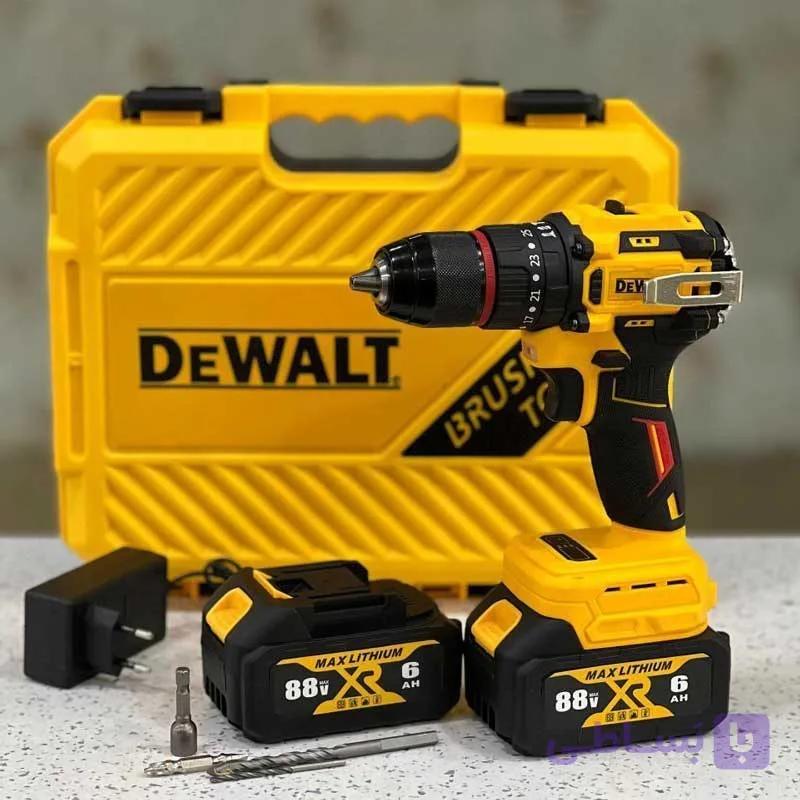 دریل شارژی پشت فلزی تمام صنعتی براشلس دیوالت مدل DCD750 — تصویر 1