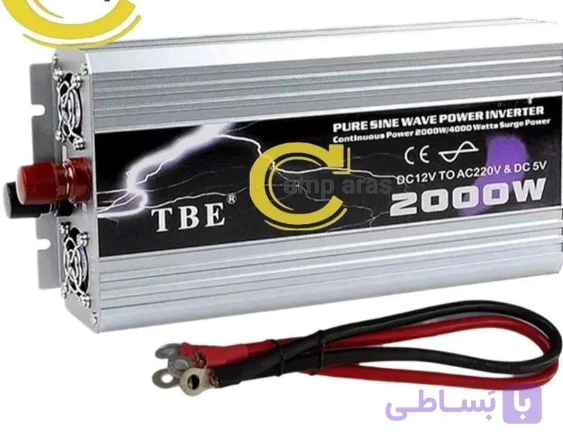 اینورتر مبدل 2000 وات سینوسی اصلاح شده تی بی ای مدل tbe2000w — تصویر 1
