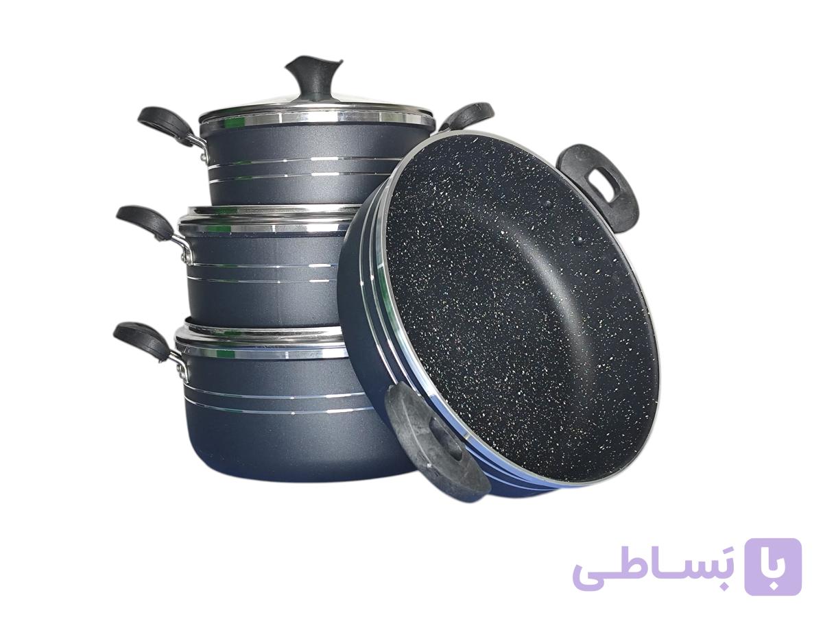 سرویس۷پارچه ماه تفلون — تصویر 1