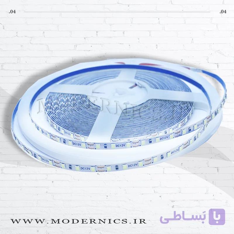 نوار ال‌ای‌دی ۲۸۳۵ سفید - ۱۲ ولت - عرض ۵ میلی‌متر -  IP20 رول 10 متری