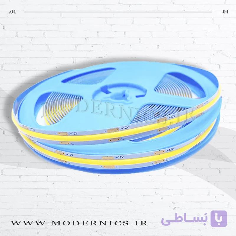 نوار ال‌ای‌دی 2835 - آبی - 12 ولت - عرض 5 میلی‌متر -   IP20 رول 5 متری