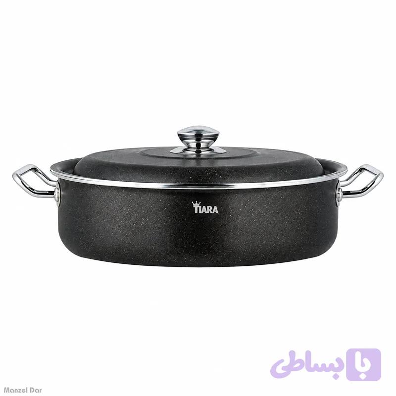 تابه تیارا مدل گرانیتی سایز 54 درب فلزی — تصویر 1
