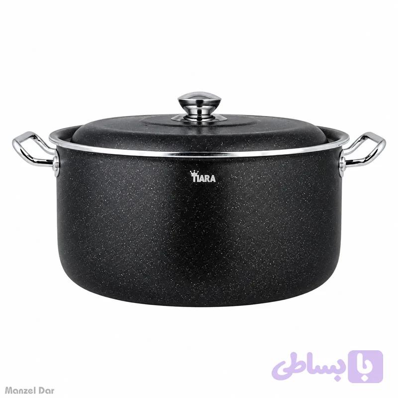 قابلمه تیارا مدل گرانیتی سایز 48 درب فلزی — تصویر 1
