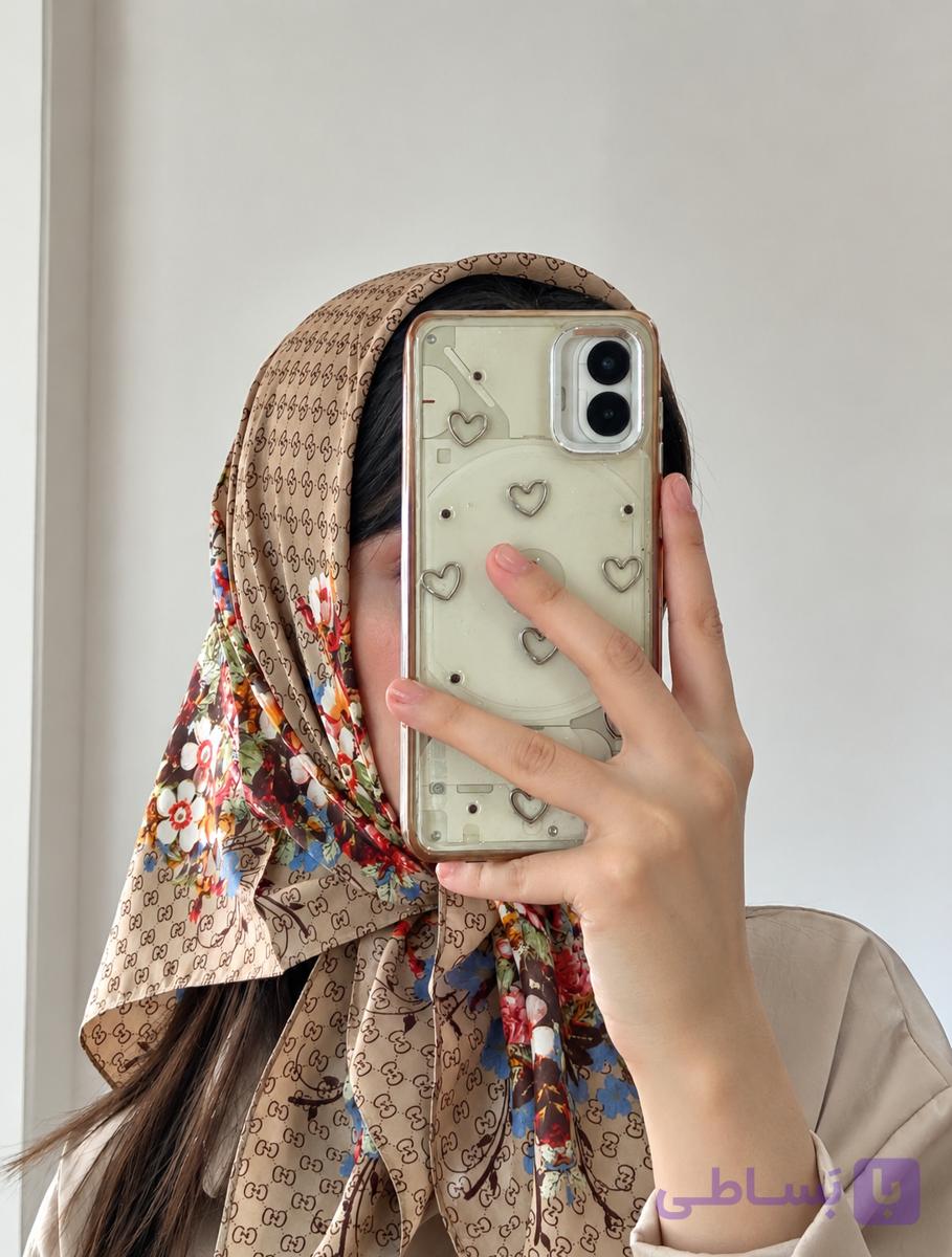 مینی اسکارف ابریشم ساتن