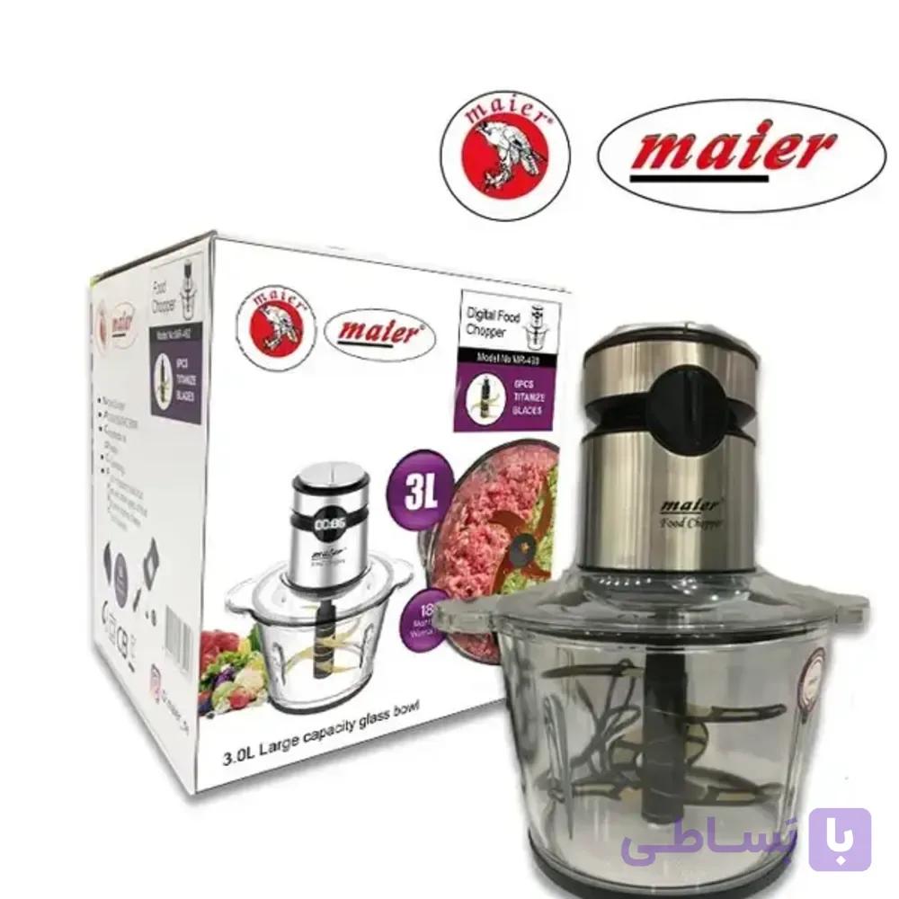 خردکن مایر مدل MR-493 ظرفیت ۳ لیتر با ۶ تیغه — تصویر 1