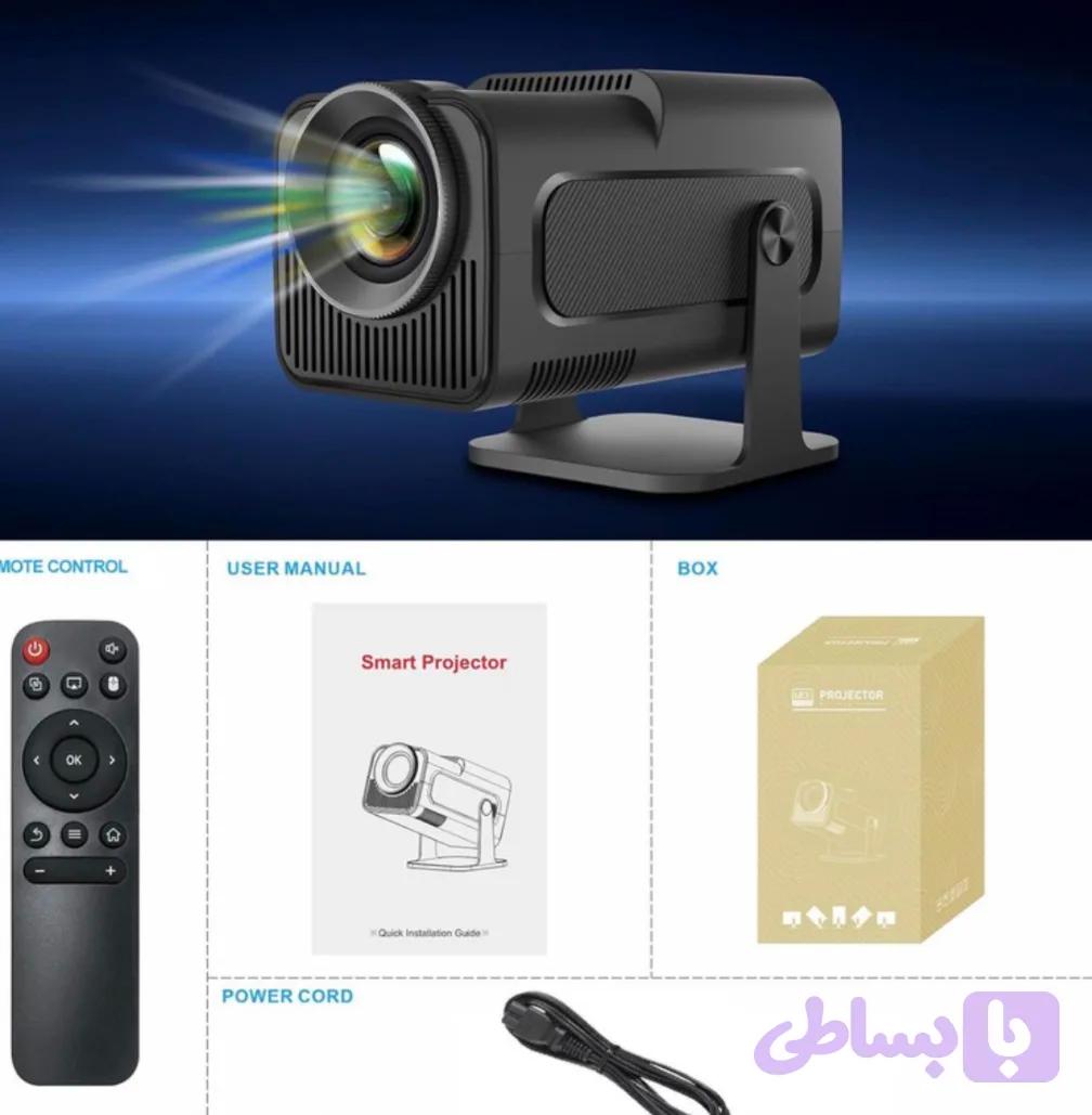 پروژکتور hy320 fullhd mini رم ۲ حافظه ۱۶GB — تصویر 1