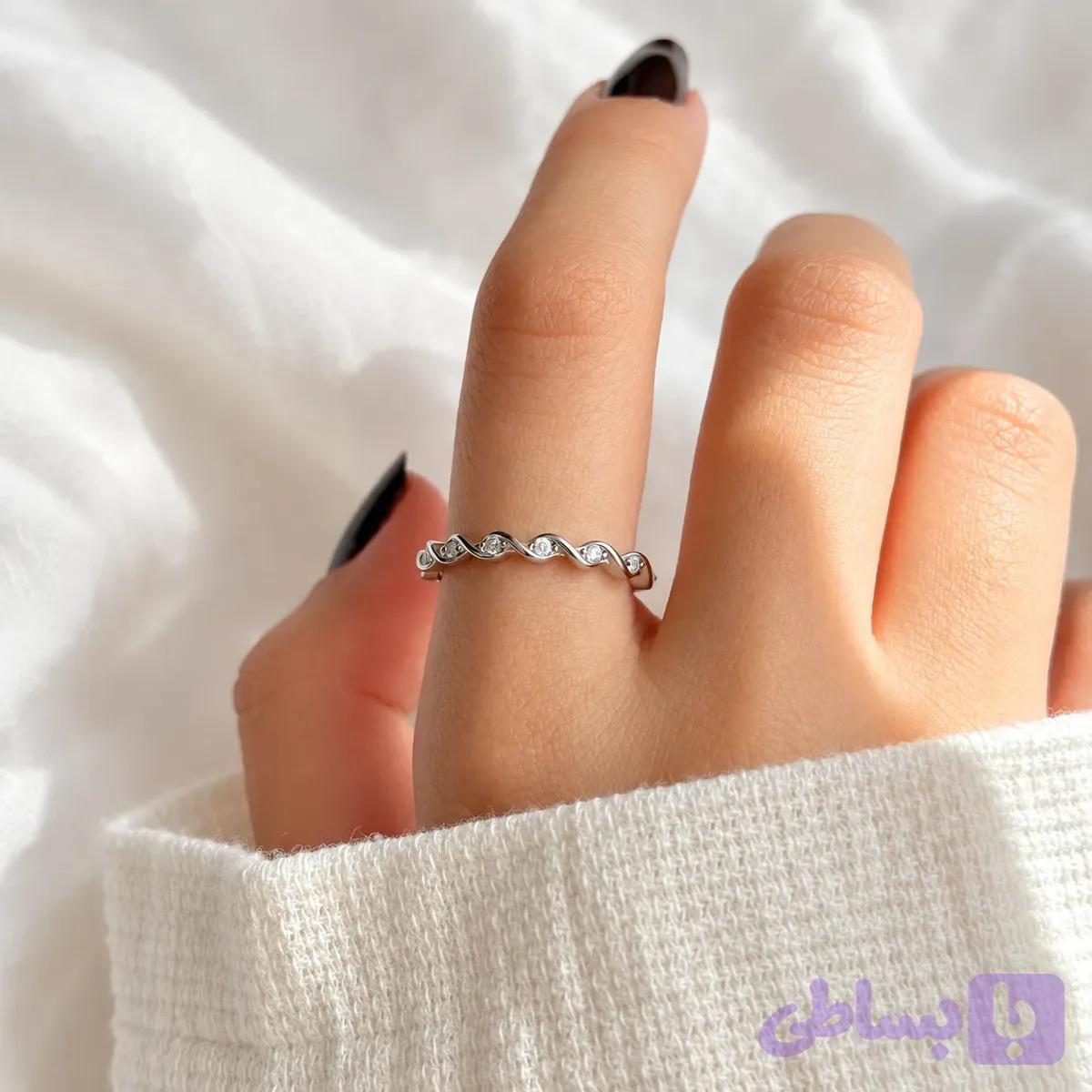انگشتر حلقه مینیمال کد 01 — تصویر 1