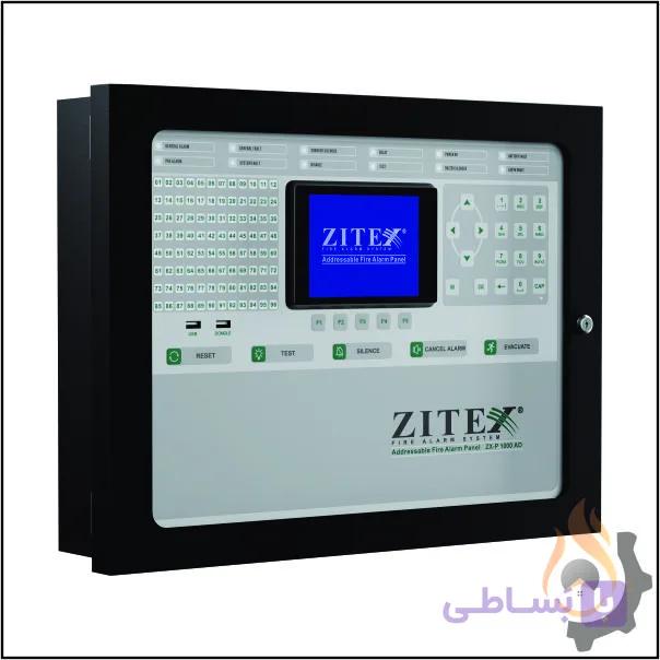 کنترل پنل 4 لوپ اعلام حریق آدرس پذیر برند زیتکس ZX-P 1000 AD — تصویر 1