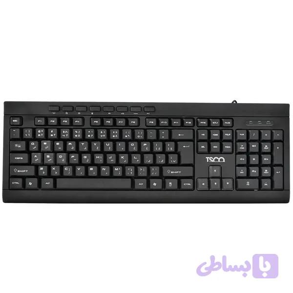 کیبورد سیمی tsco tk 8003 — تصویر 1
