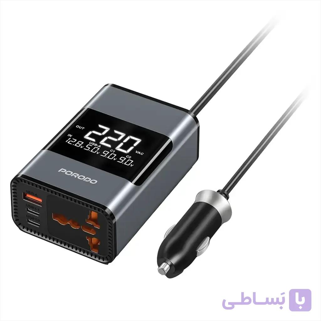 مبدل برق خودرو فندکی پرودو PDFWCH067 — تصویر 1