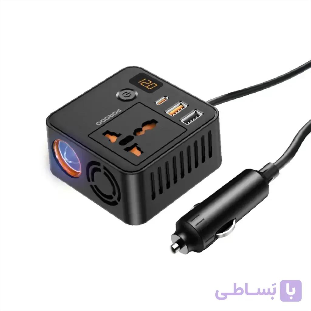 مبدل برق خودرو فندکی پرودو PD-FWCH057 — تصویر 1