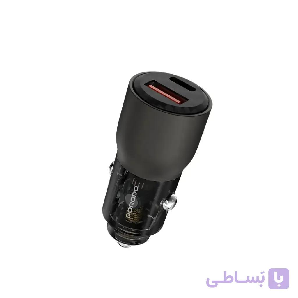 شارژر فندکی 95W شفاف پرودو  PDFWCH048 — تصویر 1