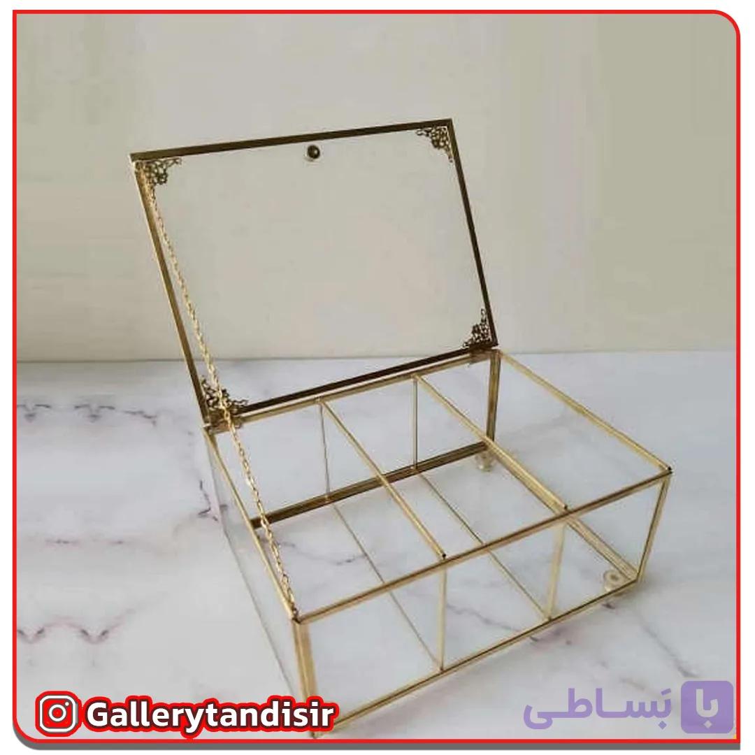 جاقاشق چنگال شیشه ای کد ۱