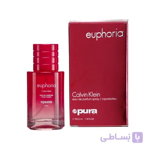 عطر زنانه پورا رایحه Euphoria calvin klein حجم 35 میل