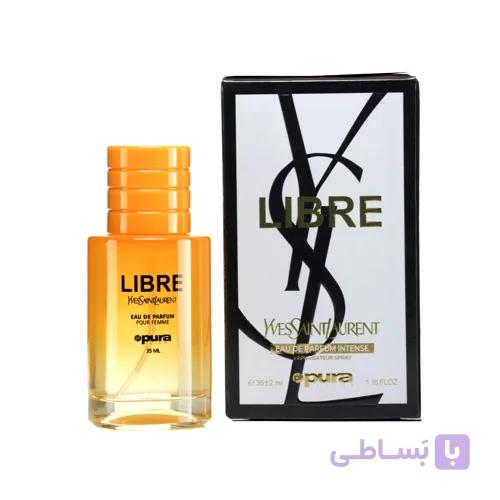 عطر زنانه پورا رایحه libre Yvess aint laurent حجم 35 میل