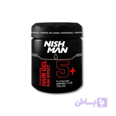 ژل مو نیشمن +Nishman Gum Effect 5 حجم ۷۵۰ میلی‌لیتر — تصویر 1