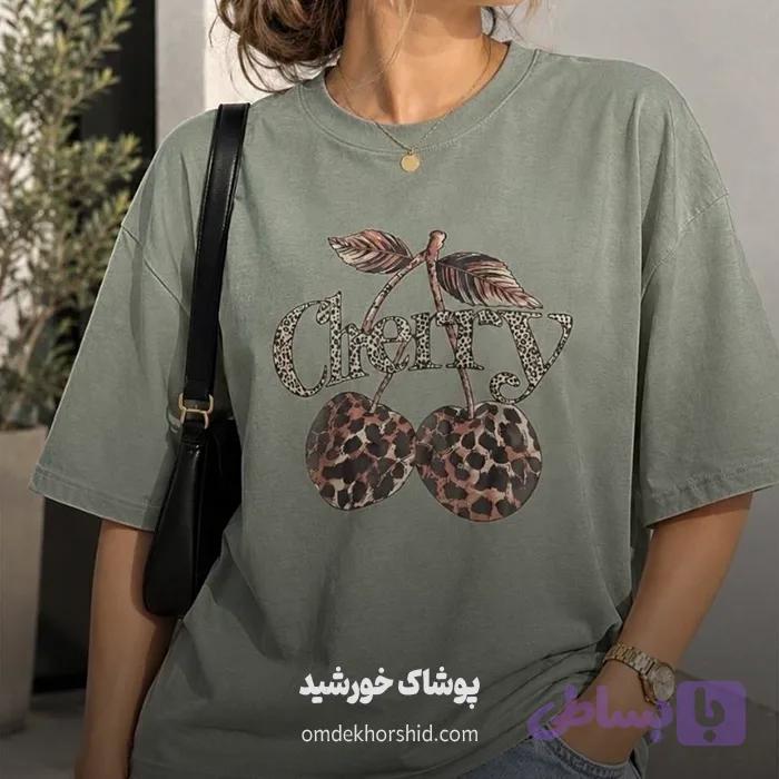 تیشرت لانگ پنبه