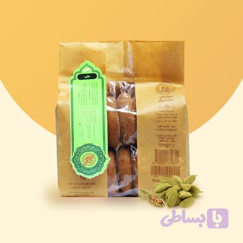 کلوچه رضوی هلی ۴۵۰ گرمی اصل – عطر ناب هل سبز – دهکده ارگانیک درخشنده