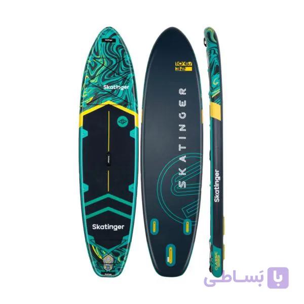 پدل برد اسکاتینگر Skatinger مدل Prana Dark Blue 320 — تصویر 1