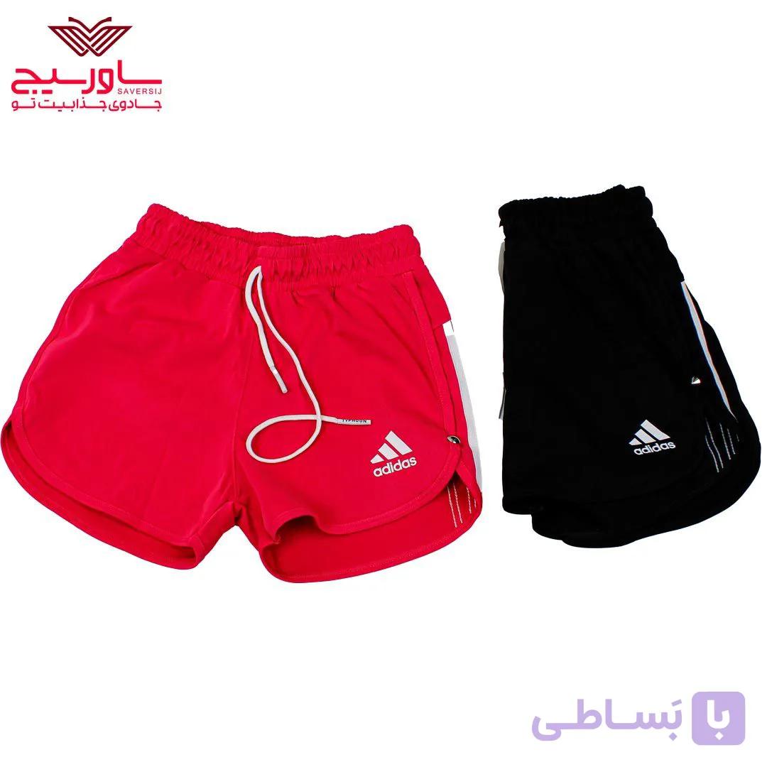 شورتک زنانه نخ پنبه Adidas — تصویر 1