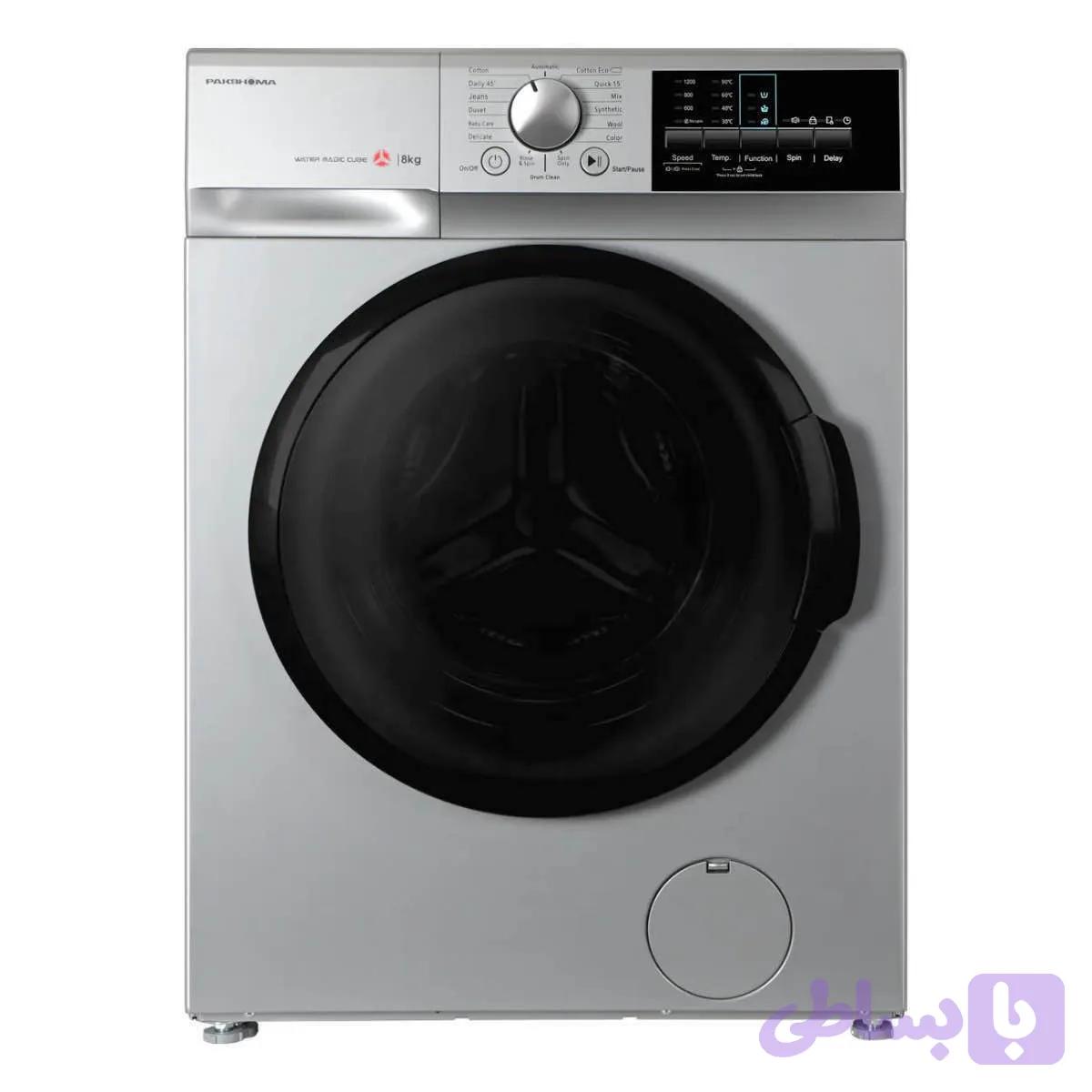 لباسشویی پاکشوما مدل UWF-20801 با ظرفیت 8 کیلوگرمی — تصویر 1