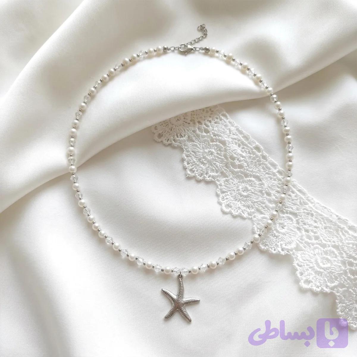 گردنبند مرواریدی ستاره مدل مارینا — تصویر 1