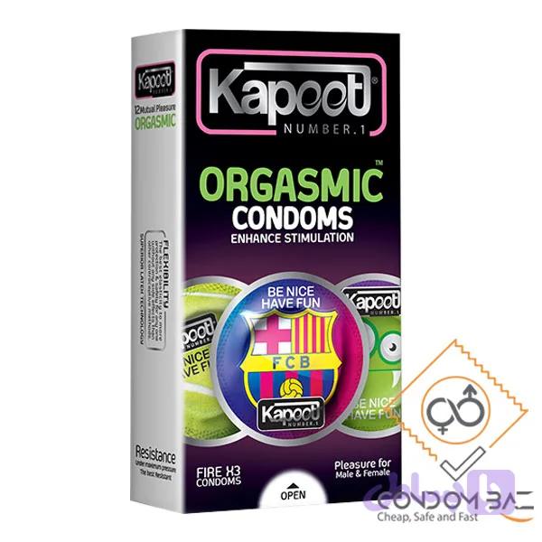 کاندوم خاردار کاپوت مدل Orgasmic | قیمت کاندوم خاردار تاخیری