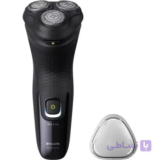 ماشین اصلاح فیلیپس مدل X3021 با تکنولوژی برش چرخشی و ضد آب — تصویر 1