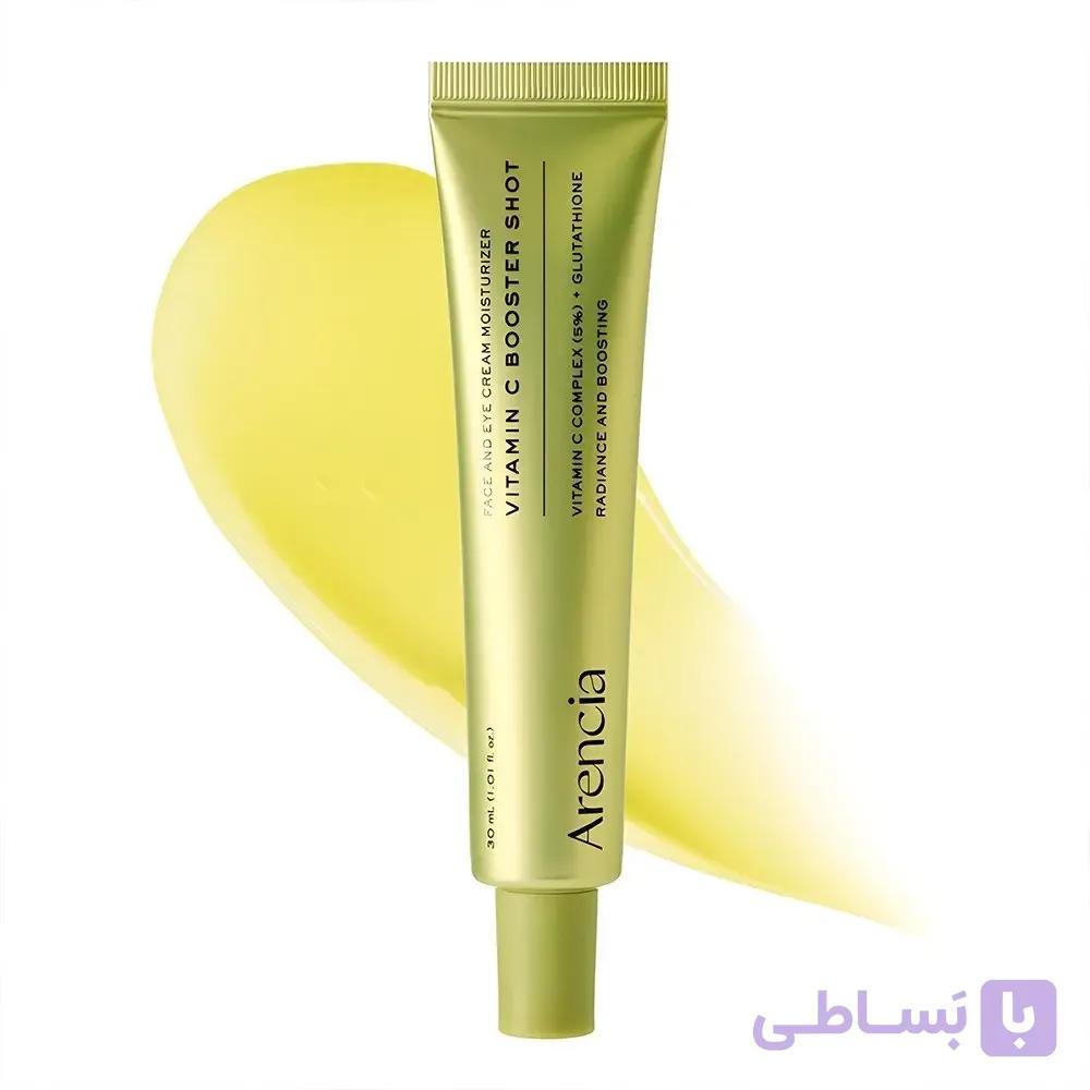 کرم بوستر شات ویتامین سی و گلوتاتیون ارنسیا (صورت و دور چشم) – ۳۰ میلی لیتر