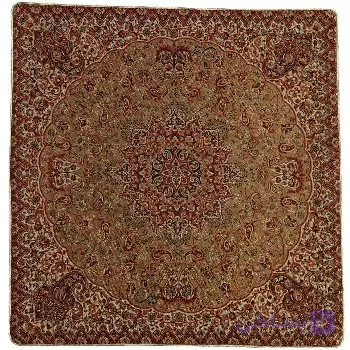 کاور کوسن ترمه ابریشم طرح شاه زرند کد 5