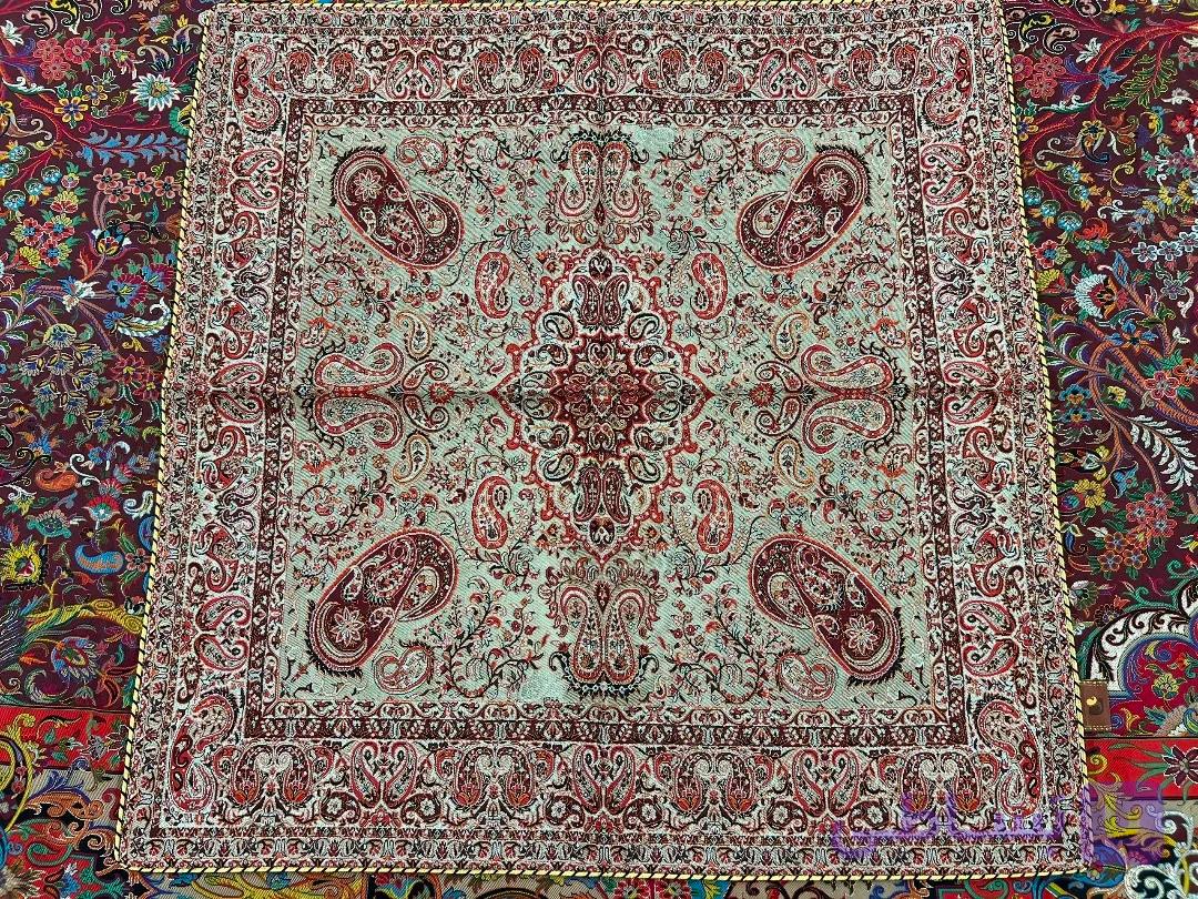 کاور کوسن ترمه ابریشم طرح داریوش کد 2