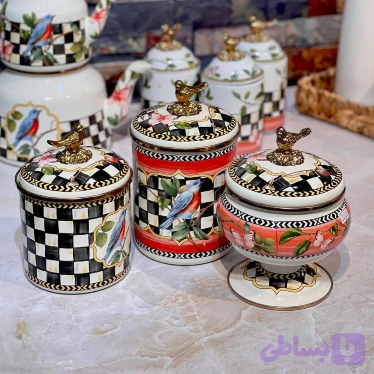 بانکه لعابی میس بتی مجموعه پرنده 3 عددی — تصویر 1