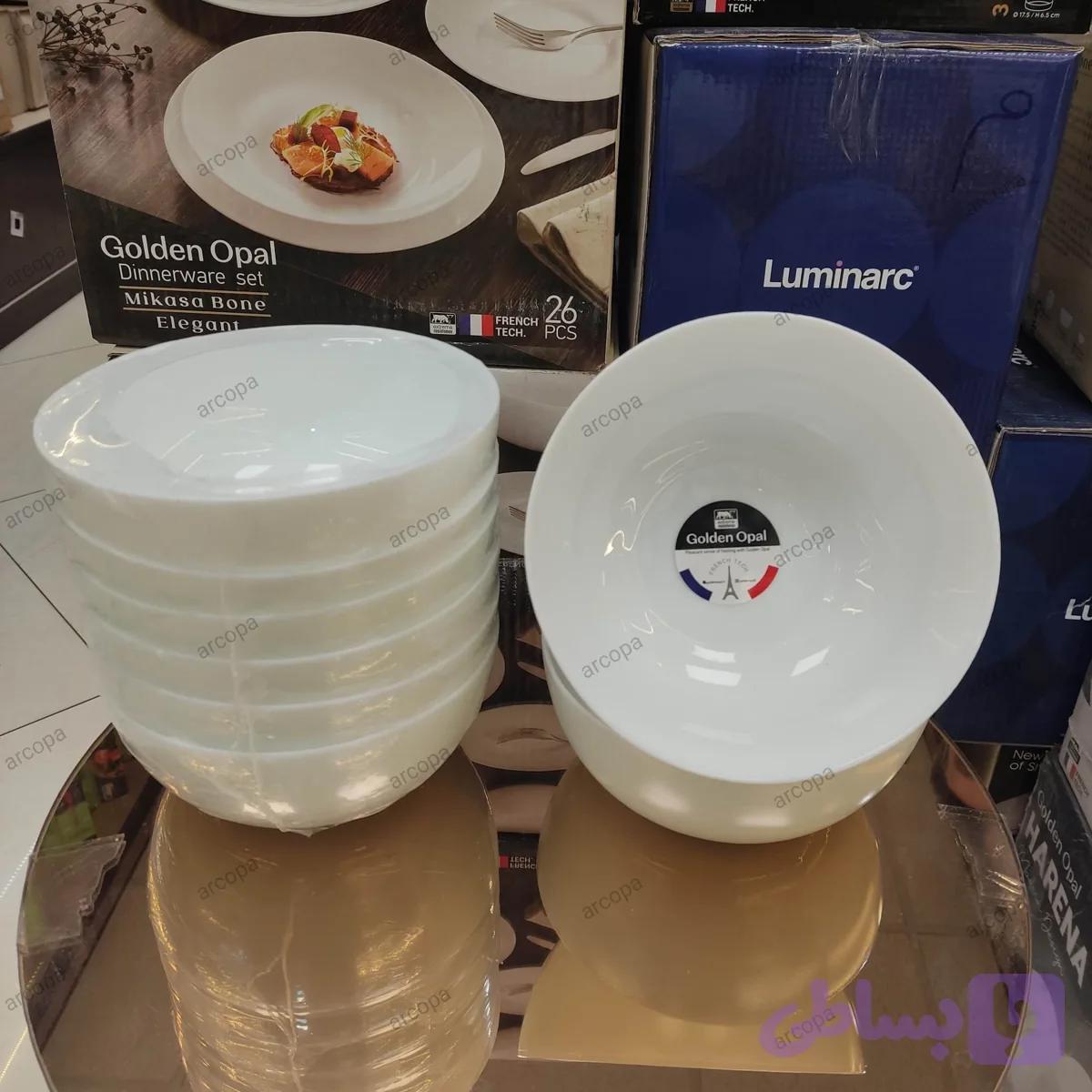 کاسه آبگوشت خوری گلدن اپال مدل دیوالی 6 عددی — تصویر 1