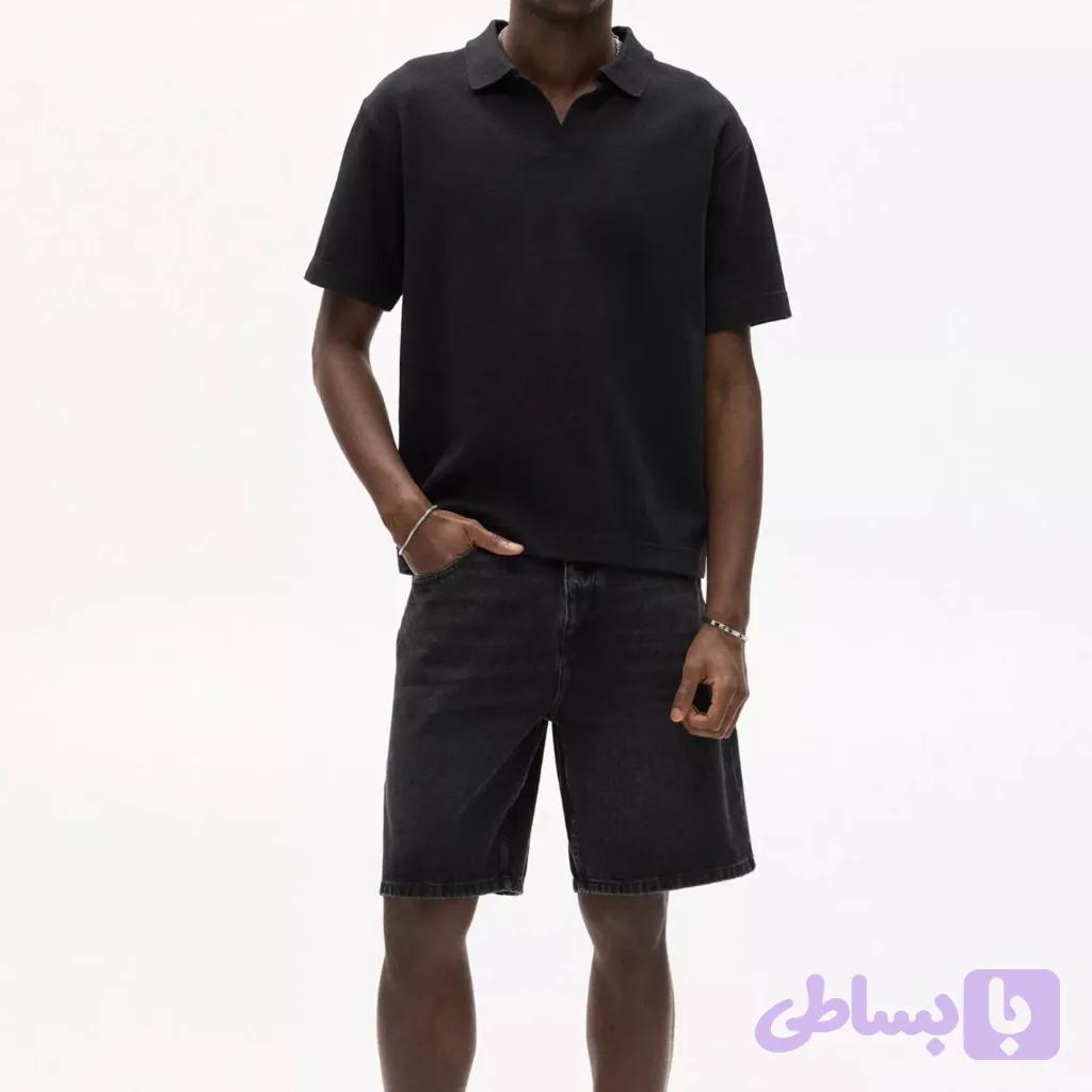 شلوارک بگی کوتاه اورجینال pull&bear — تصویر 1